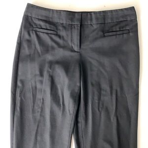 Black Cropped Editor Pants